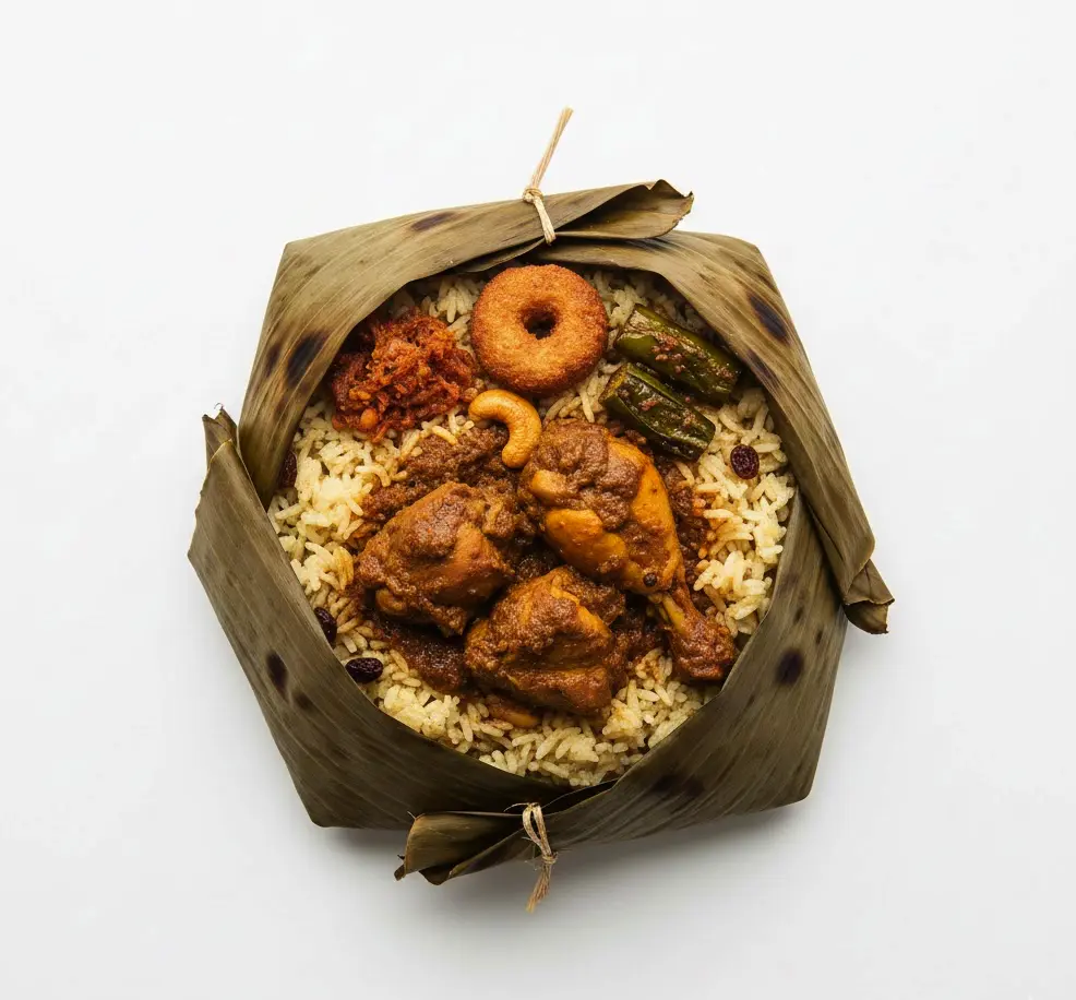 Authentic Sri Lankan Chicken Lamprais at Ammu Kitchen in London, Ontario