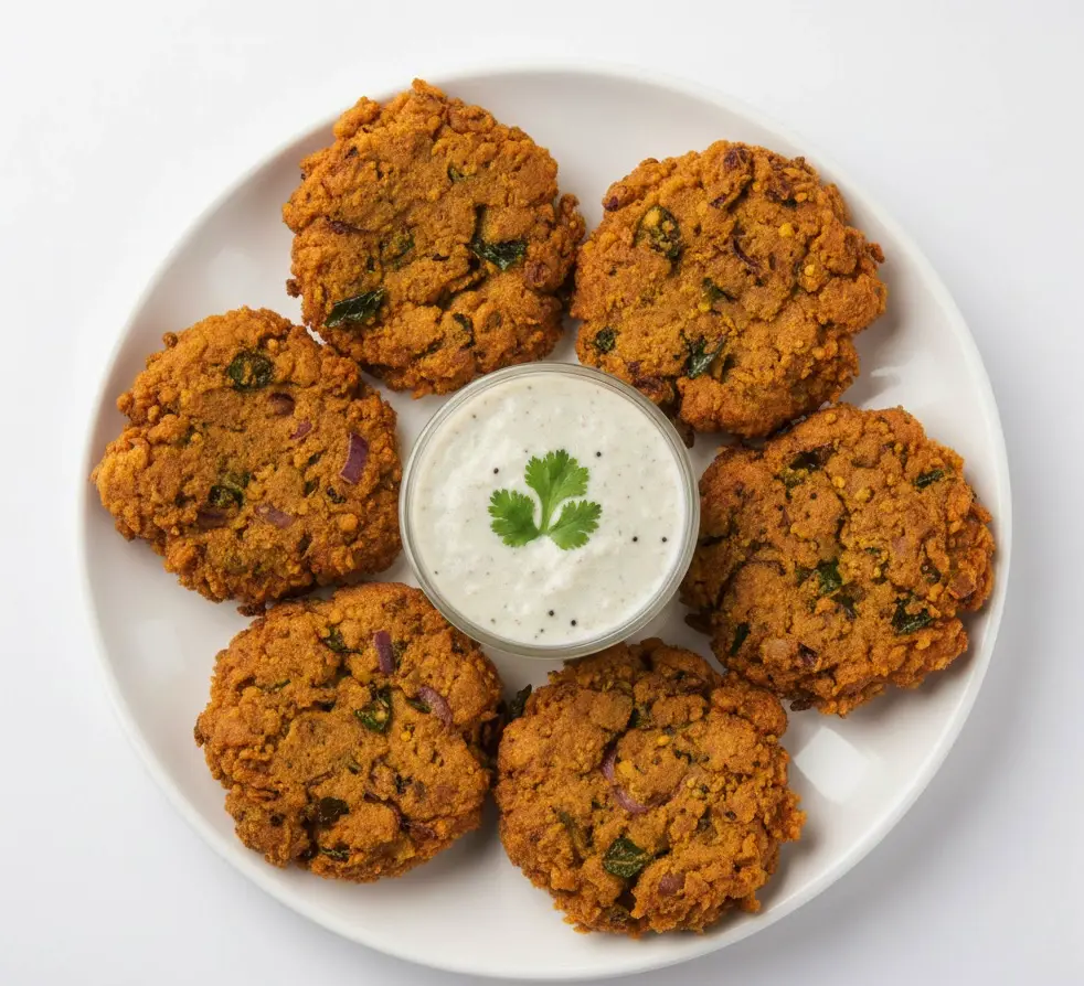 Golden Parrupu Vada at Ammu Kitchen in London, ON